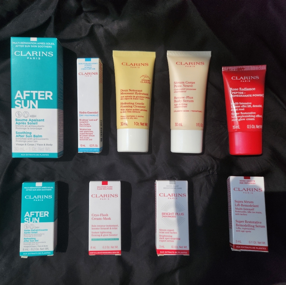 Clarins Bundle Of 9 Samples